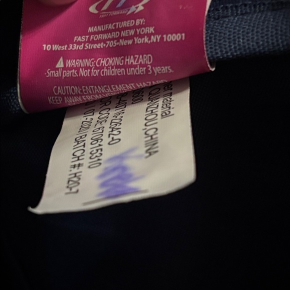 Disney Princess Navy Textured Bag with Floral Accents - Picture 8 of 8